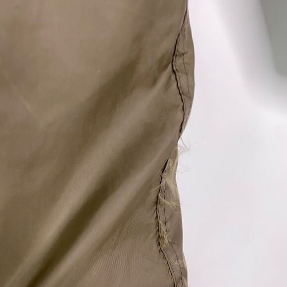 Vintage Wooden Nickel Johnsburg ILL Adult Size Small Brown Kimi Satin Jacket - Picture 6 of 9